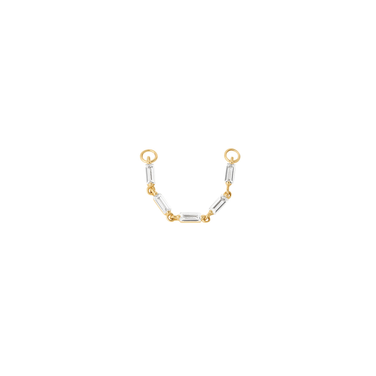 WOW! - CZ - Chain 14K Yellow Gold - Buddha Jewelry Organics