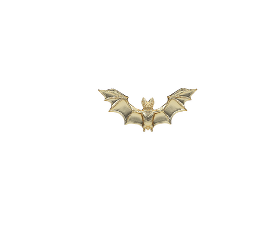 (Jeannette) Anatometal - Vampire Bat Threadless  End - 14K