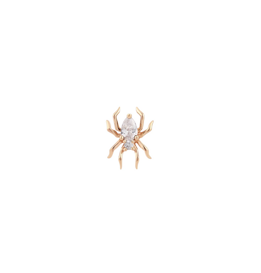 Arachne - Threadless End - 14k Rose Gold - Buddha Jewelry Organics