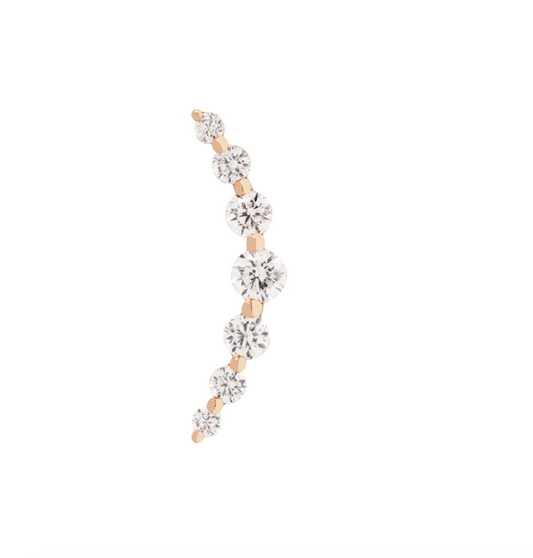 Everlasting - 14k Rose Gold Threadless End - Buddha Jewelry Organics