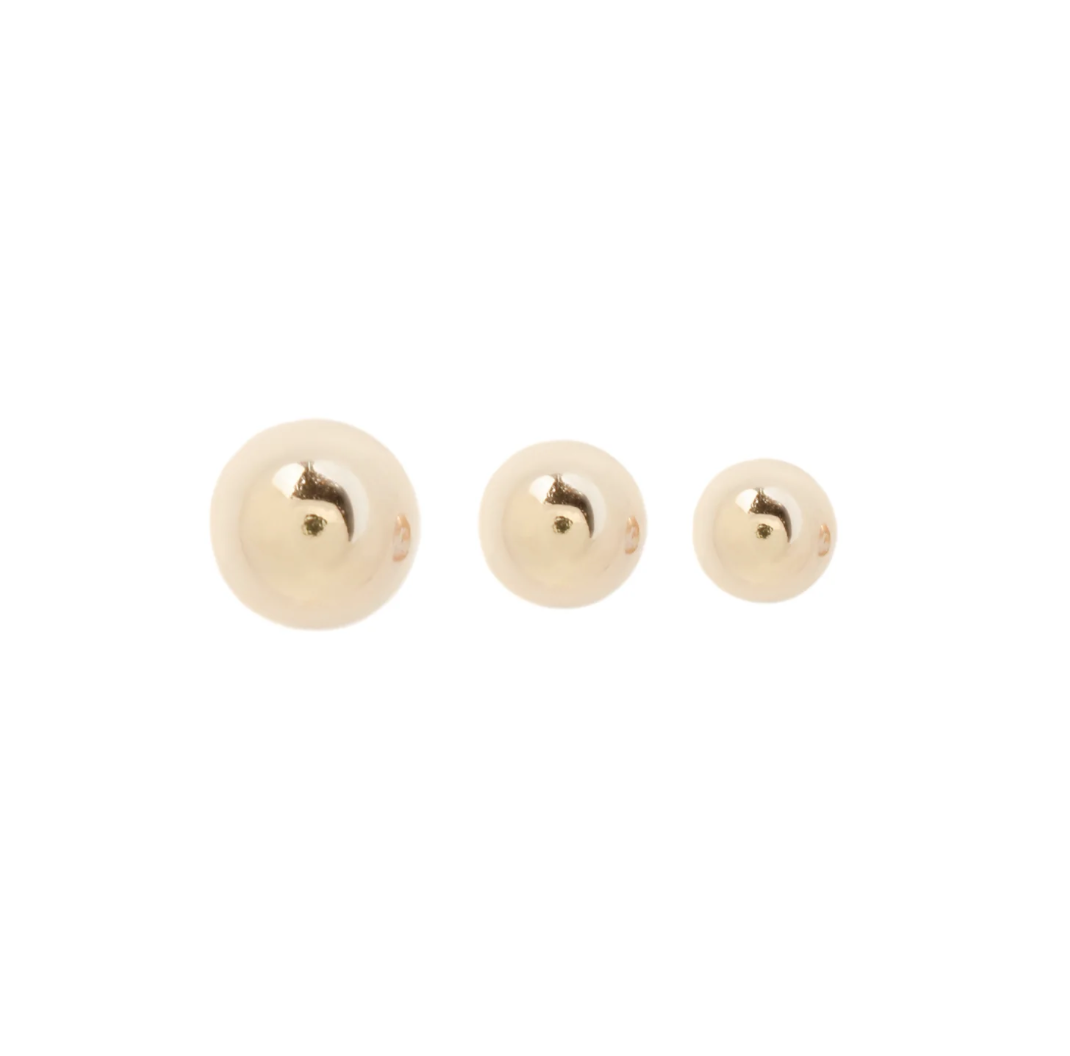 14k Ball - Threadless End - 2mm