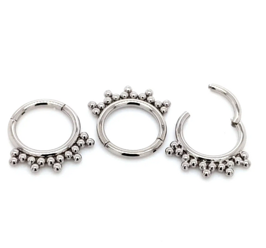 Implant Grade Titanium Beaded Clicker - 16g - 5/16''