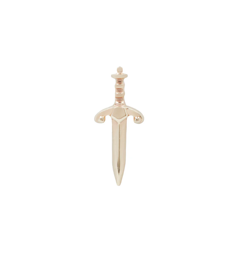 Blade - Threadless End - 14k Rose Gold - Buddha Jewelry Organics