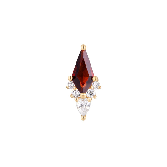 Afterglow - Garnet - 14K Yellow Gold