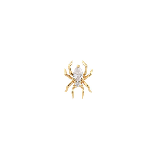 Arachne - CZ -  14K Yellow Gold - Buddha Jewelry Organics